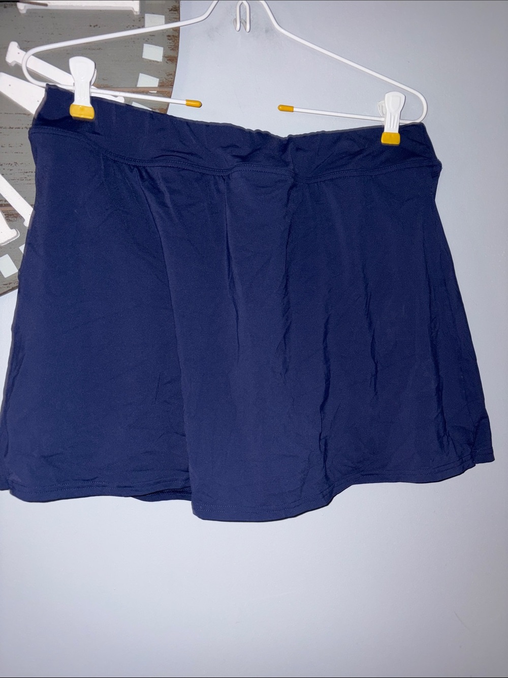 Lands' End Navy Athletic swim Skort